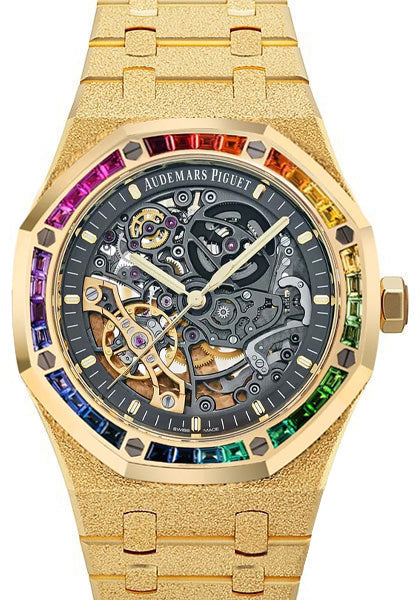 Audemars Piguet Royal Frosted Gold Double Balance Wheel Openworked