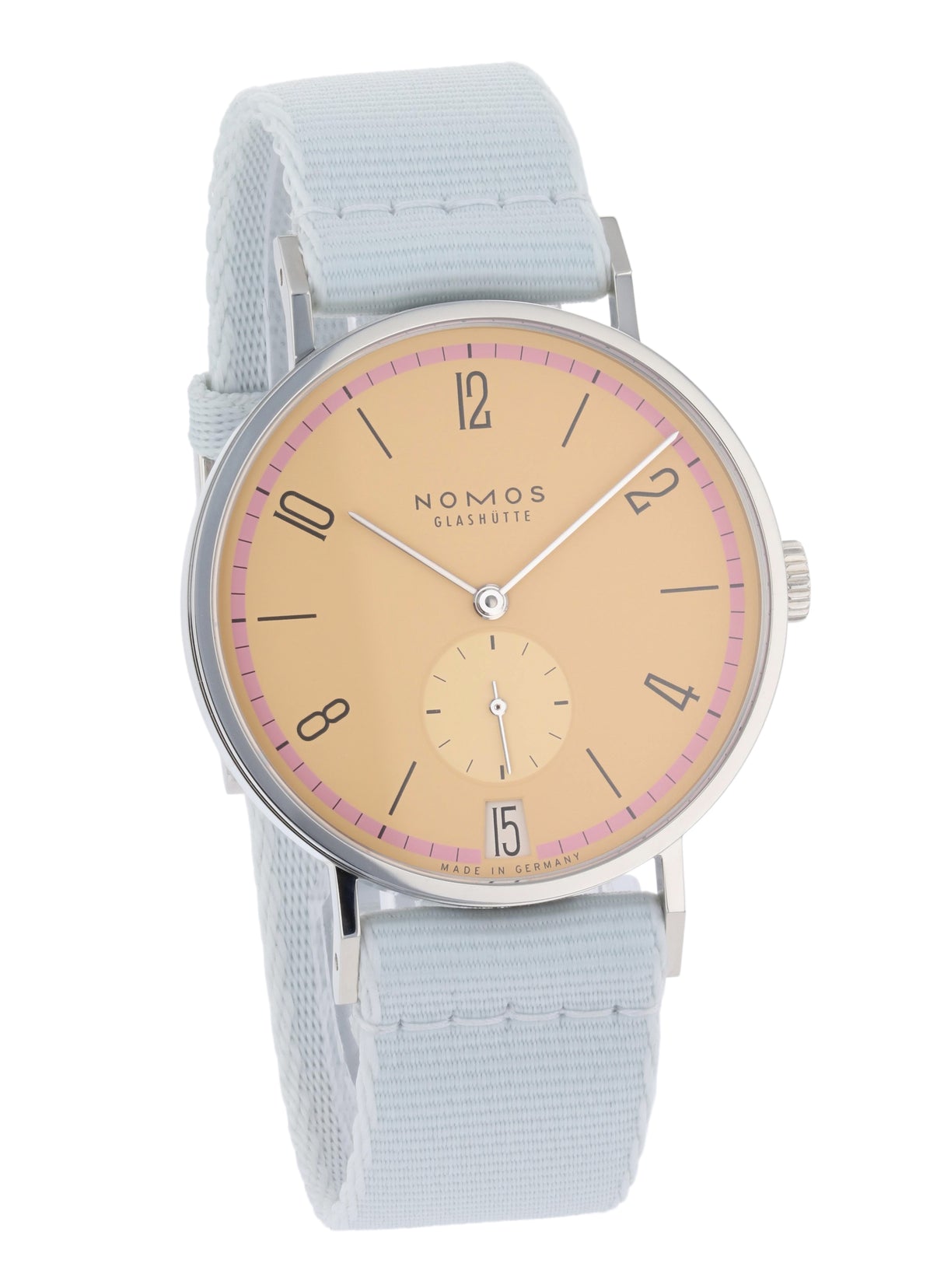 NOMOS Glashütte Tangente 38 Datum Pastell Ref. 179.S21