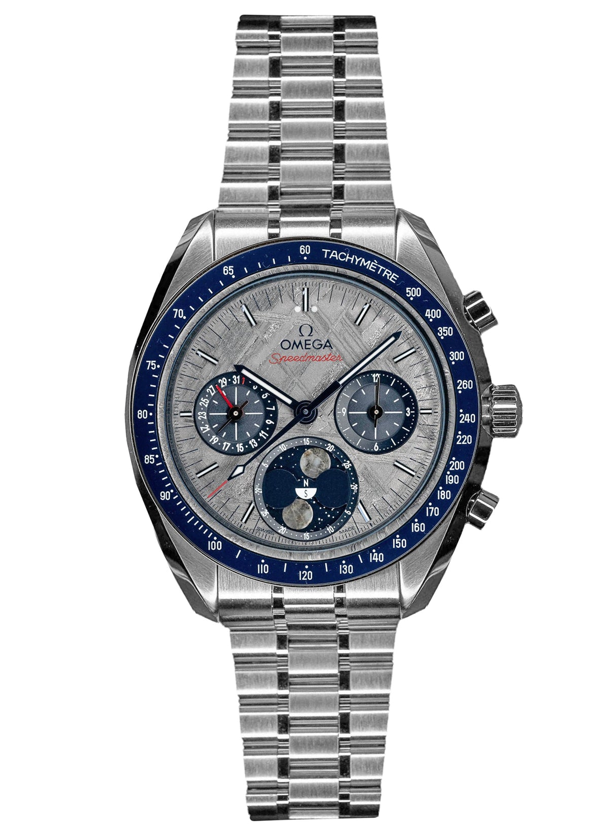 Omega Speedmaster Moonwatch Moonphase Co-Axial Master Chronometer Chronograph 43 mm