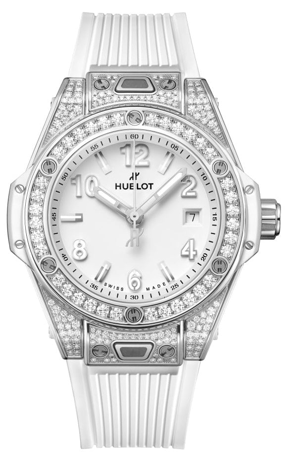 Hublot Big Bang One Click Steel White Pave 33mm