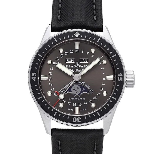 Blancpain Fifty Fathoms Bathyscaphe Quantième Complet Phase de Lune