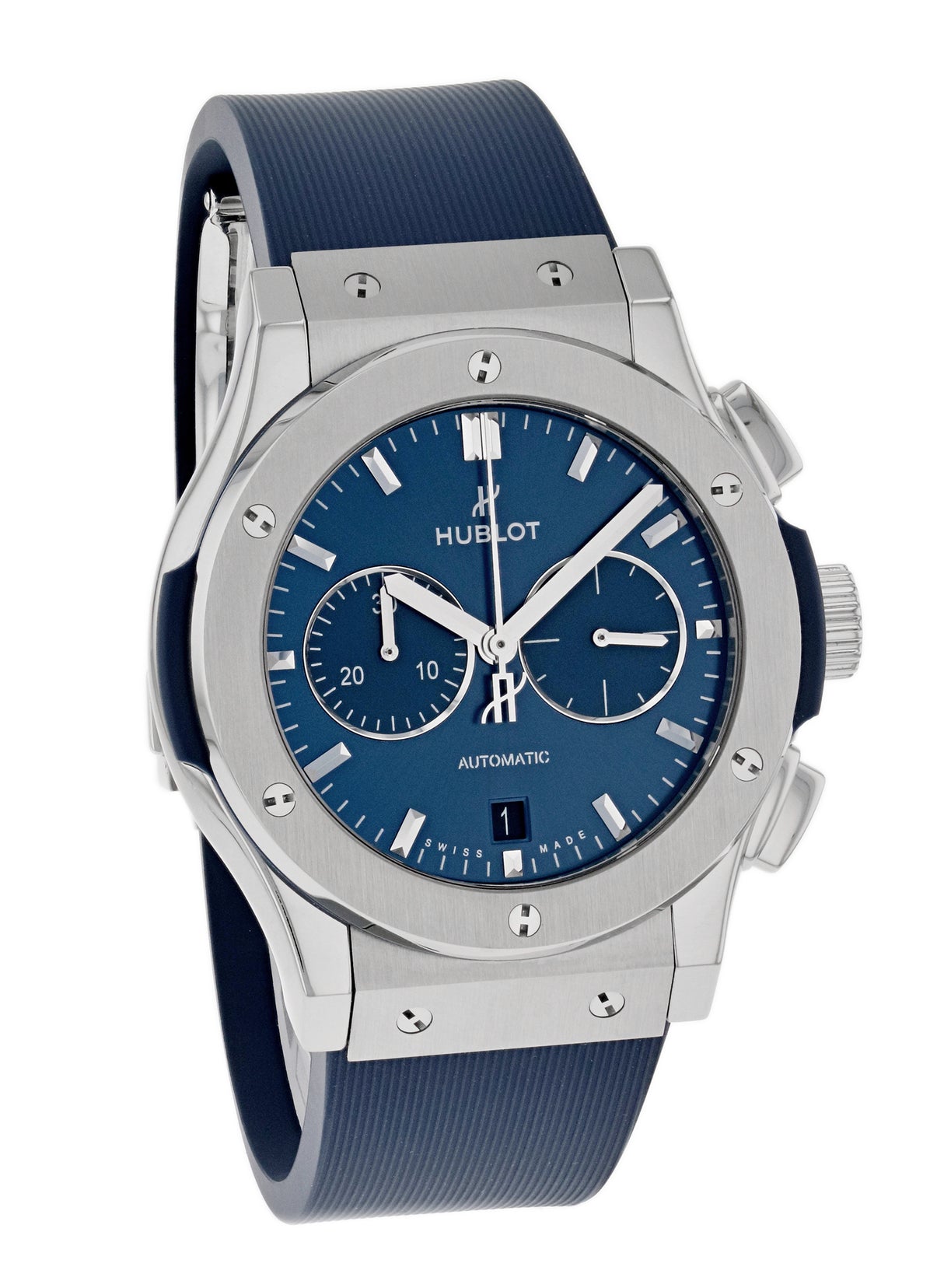 Hublot Classic Fusion Chronograph Titanium Blue 42 mm