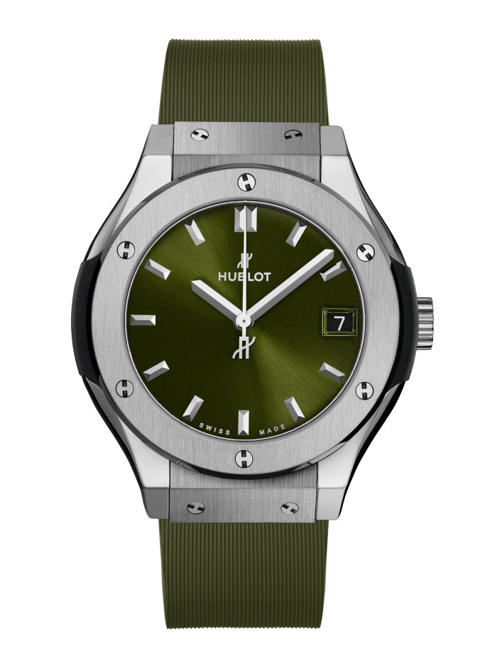 Hublot Classic Fusion Quartz Titanium Green 33mm