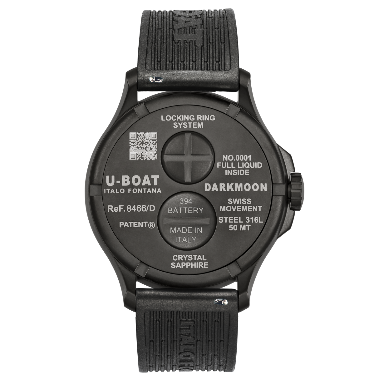 U-Boat Darkmoon RED GLASS PVD