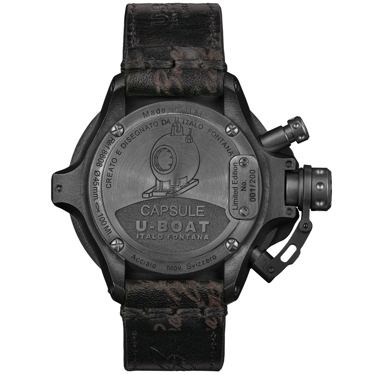 U-Boat Capsule 45 PVD BK BL