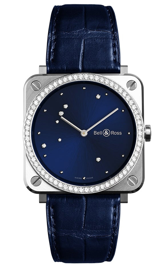 Bell & Ross BR S BLUE DIAMOND EAGLE DIAMONDS Ref. BRS-EA-ST-LGD/SCR