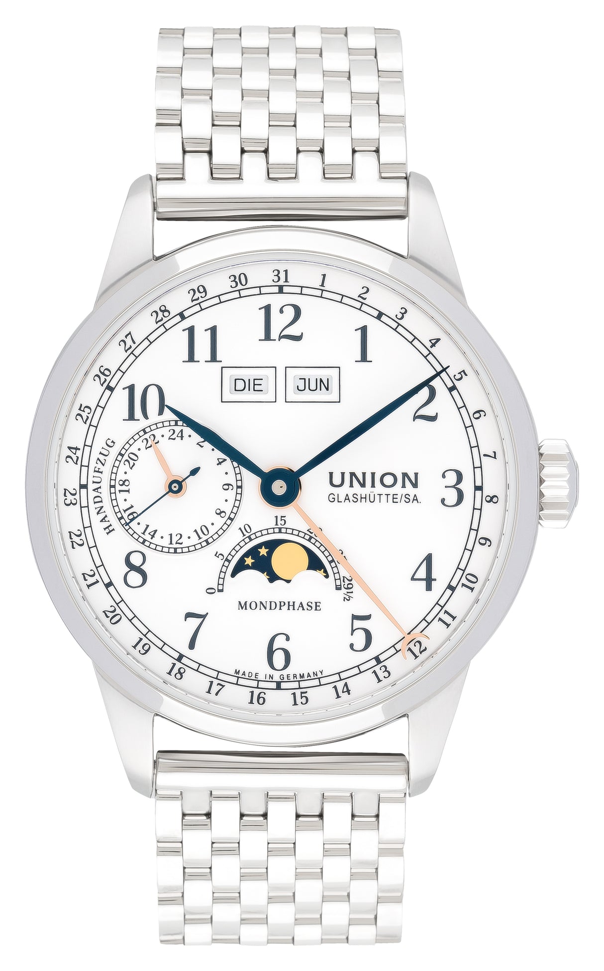 Union Glashütte 1893 Johannes Dürrstein Edition Moon Phase