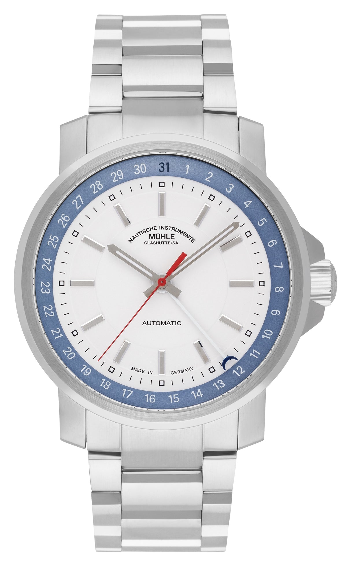 MÜHLE Glashütte 29er Zeigerdatum