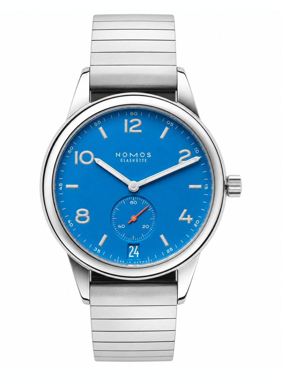 NOMOS Glashütte Club automatic date siren blue Ref. 777