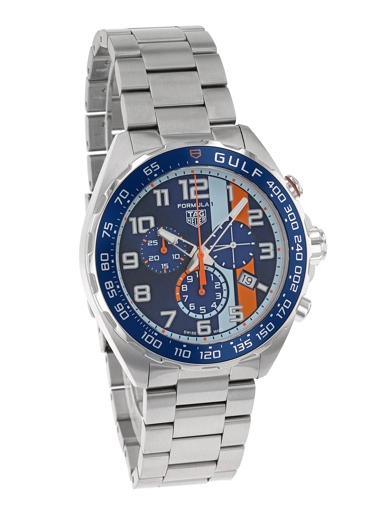 Tag Heuer Formula 1 Quarz Chronograph 43mm Gulf Spezial Edition