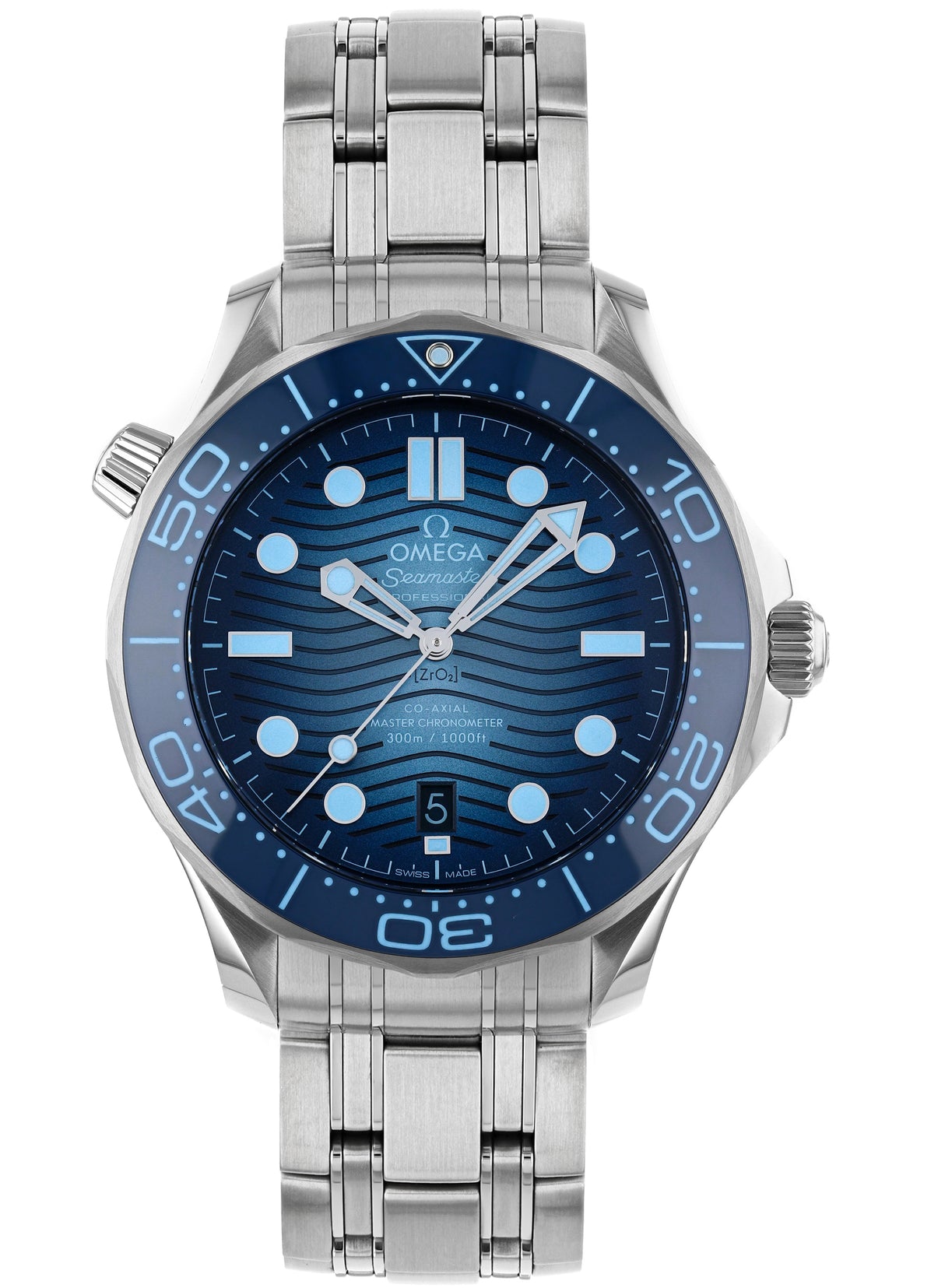 Omega Seamaster Diver 300 M Co-Axial Master Chronometer 42 mm Summer Blue