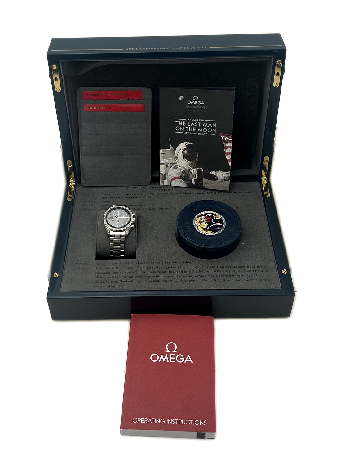 Omega Speedmaster Moonwatch Apollo XVII 45th Anniversary Limited Edition Ref. 311.30.42.30.03.001