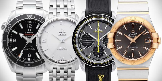 Seamaster, De Ville, Speedmaster, Constellation