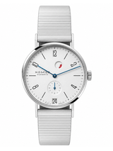 NOMOS Glashütte Tangente date power reserve