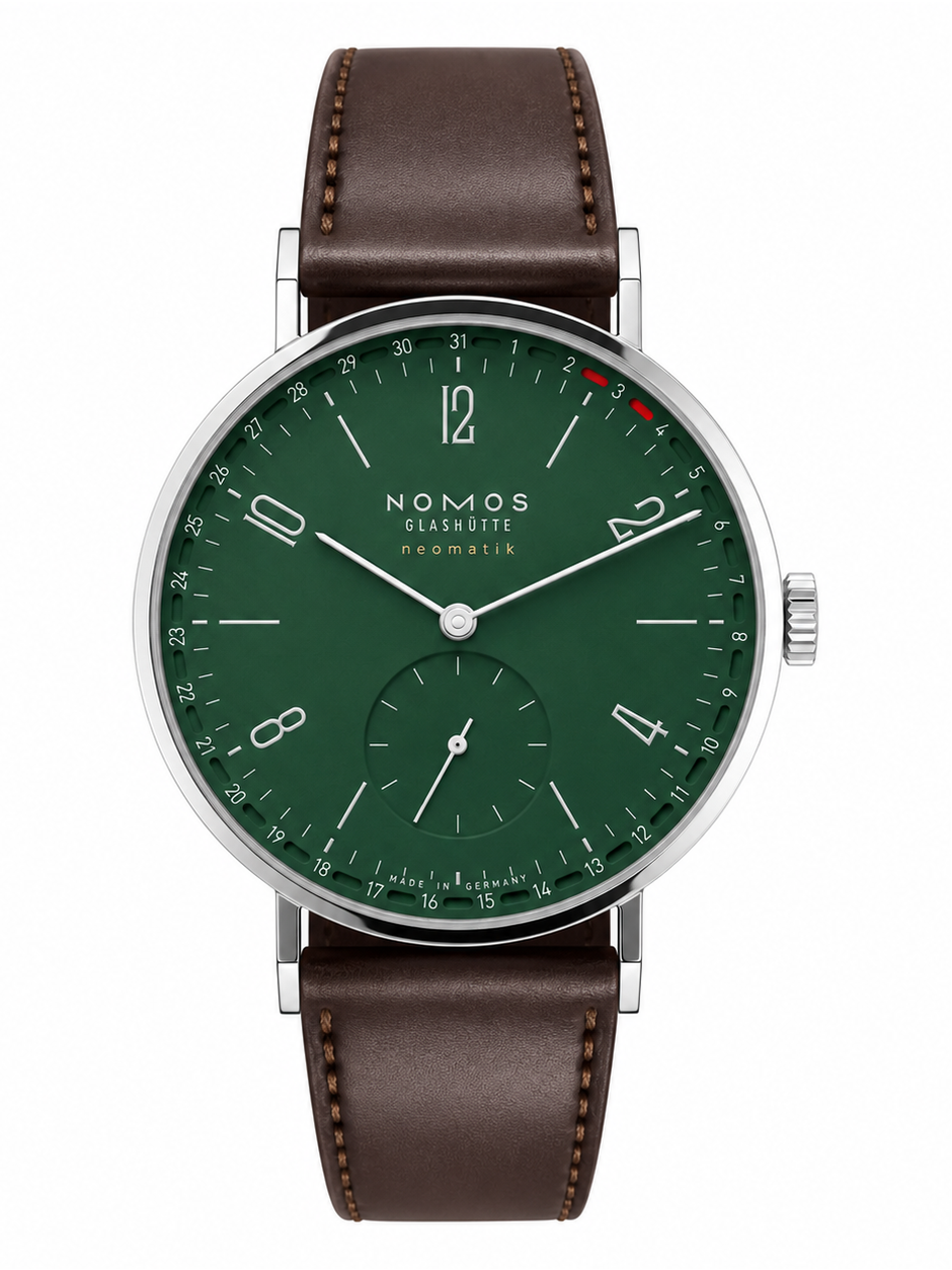 NOMOS Glashütte Tangente neomatik 38 Update Waldgrün Ref. 148.SB