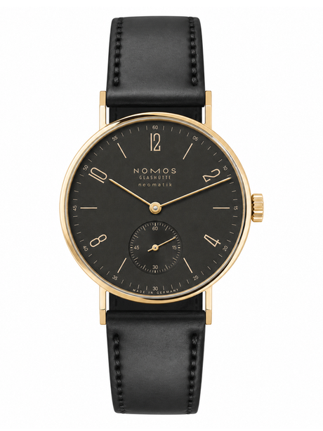 NOMOS Glashütte Tangente Gold neomatik Ruthenium Ref. 163