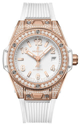 Hublot Big Bang One Click King Gold White Pave 33mm
