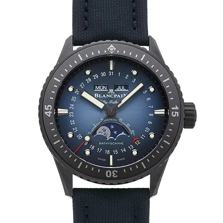 Blancpain Fifty Fathoms Bathyscaphe Quantième Complet Phase de Lune