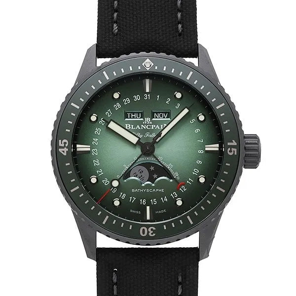 Blancpain Fifty Fathoms Bathyscaphe Quantième Complet Phase de Lune