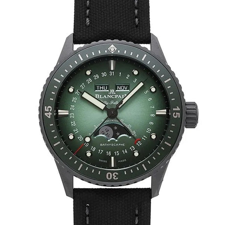 Blancpain Fifty Fathoms Bathyscaphe Quantième Complet Phase de Lune