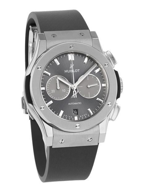 Hublot Classic Fusion 42mm Automatic Chronograph Titanium Racing Grey