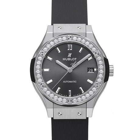 Hublot Classic Fusion Automatic Racing Grey Titanium Diamonds 38mm