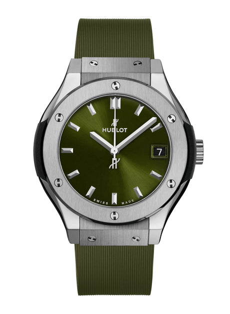 Hublot Classic Fusion Quartz Titanium Green 33mm