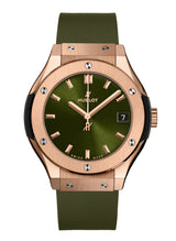 Hublot Classic Fusion Quartz King Gold Green 33mm