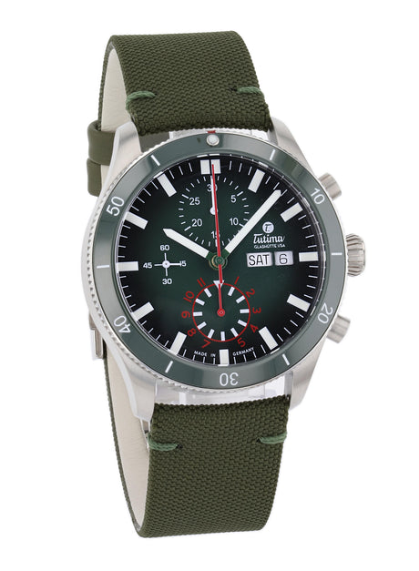 Tutima Glashütte Grand Flieger Airport Chronograph Ref. 6407-03
