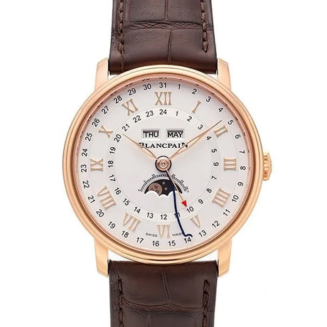 Blancpain Villeret Quantième Complet Phases de Lune GMT