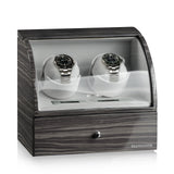 Designhütte Uhrenbeweger Basel 2 LCD Dark Oak