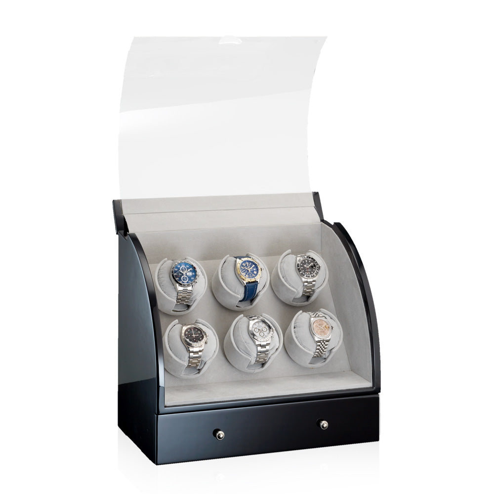 Designhuette Watch Winder Basel 6 Black