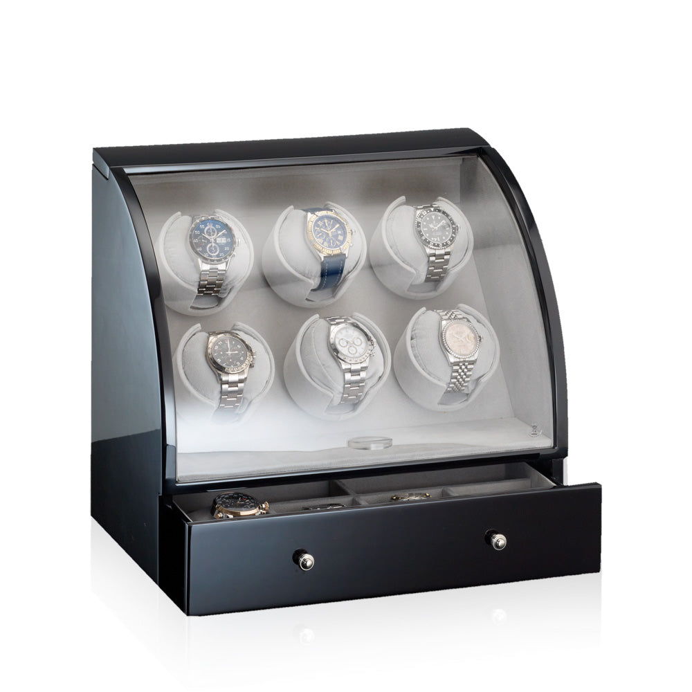 Designhuette Watch Winder Basel 6 Black