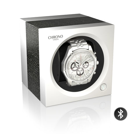 Chronovision One Bluetooth - Argento Silk/White Silk