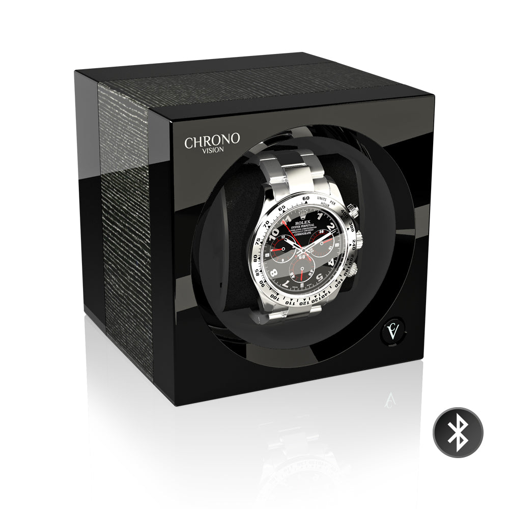 Chronovision One Bluetooth - Argento High-Gloss/Black High-Gloss