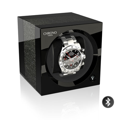Chronovision One Bluetooth - Argento High-Gloss/Black High-Gloss