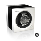 Chronovision One Bluetooth - Black anodized/White Silk