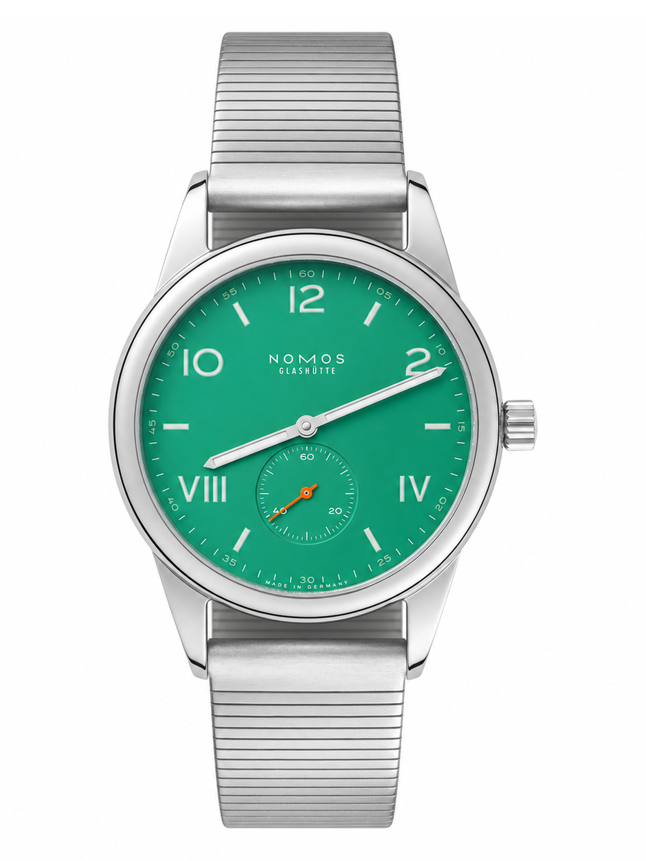 NOMOS Glashütte Club Campus 38 Electric Green Ref. 726.GB