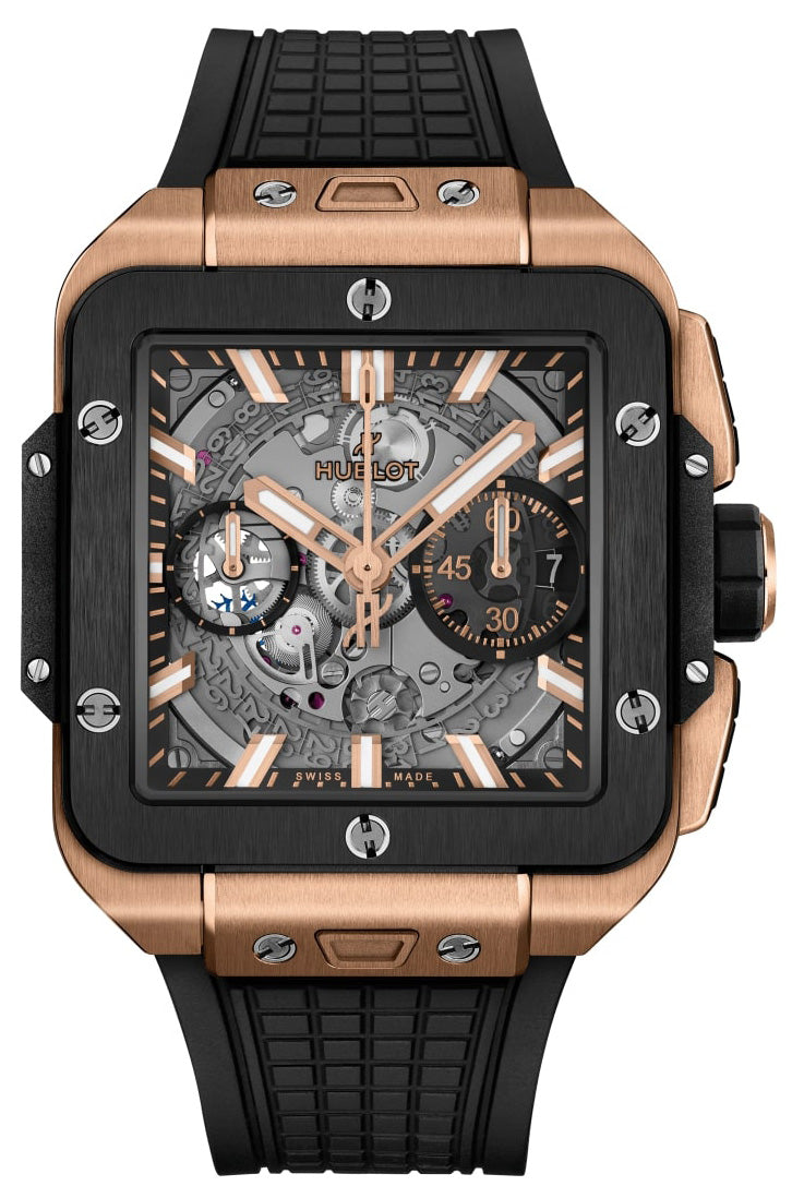 Hublot Square Bang Unico King Gold Ceramic 42 mm