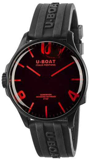U-Boat Darkmoon RED GLASS PVD
