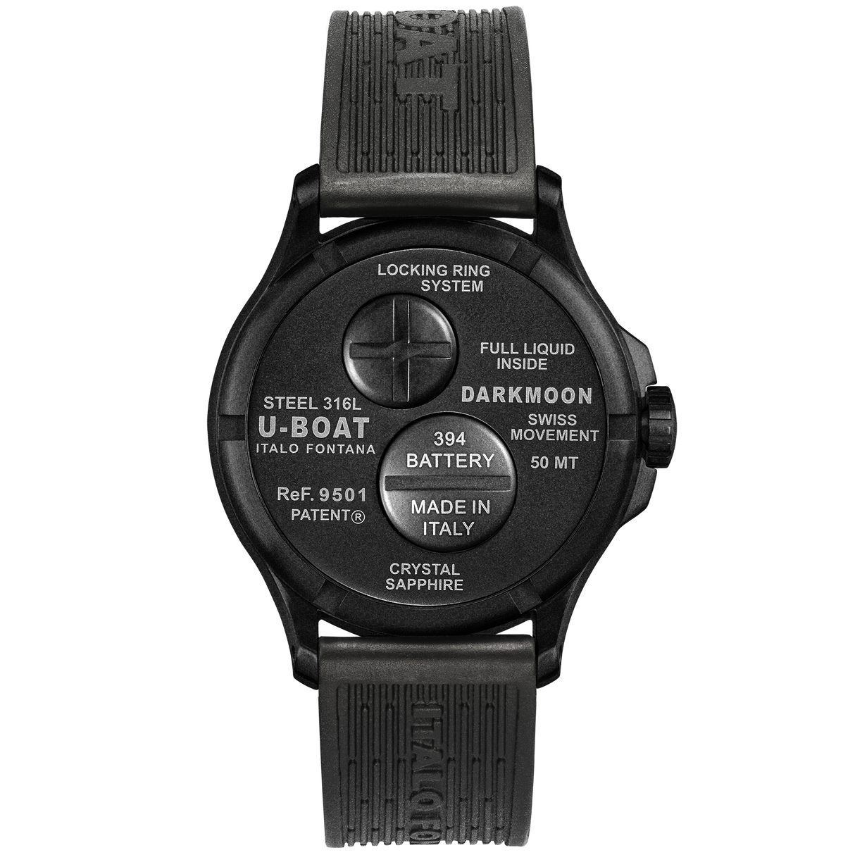 U-Boat Darkmoon Red 40 PVD SOLEIL