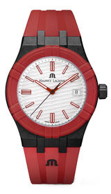 Maurice Lacroix Aikon #tide Black, Red and White