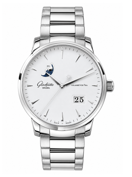 Glashütte Original Senator Excellence Data Panoramica Fasi Lunari Ref. 1-36-04-05-02-71