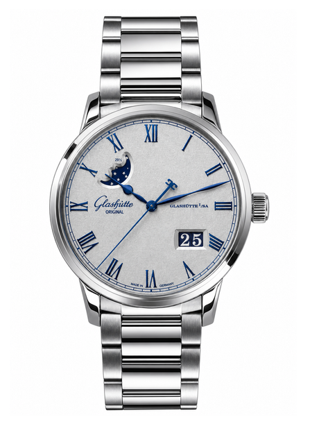 Glashütte Original Senator Excellence Data Panoramica Fasi Lunari Ref. 1-36-24-02-02-71