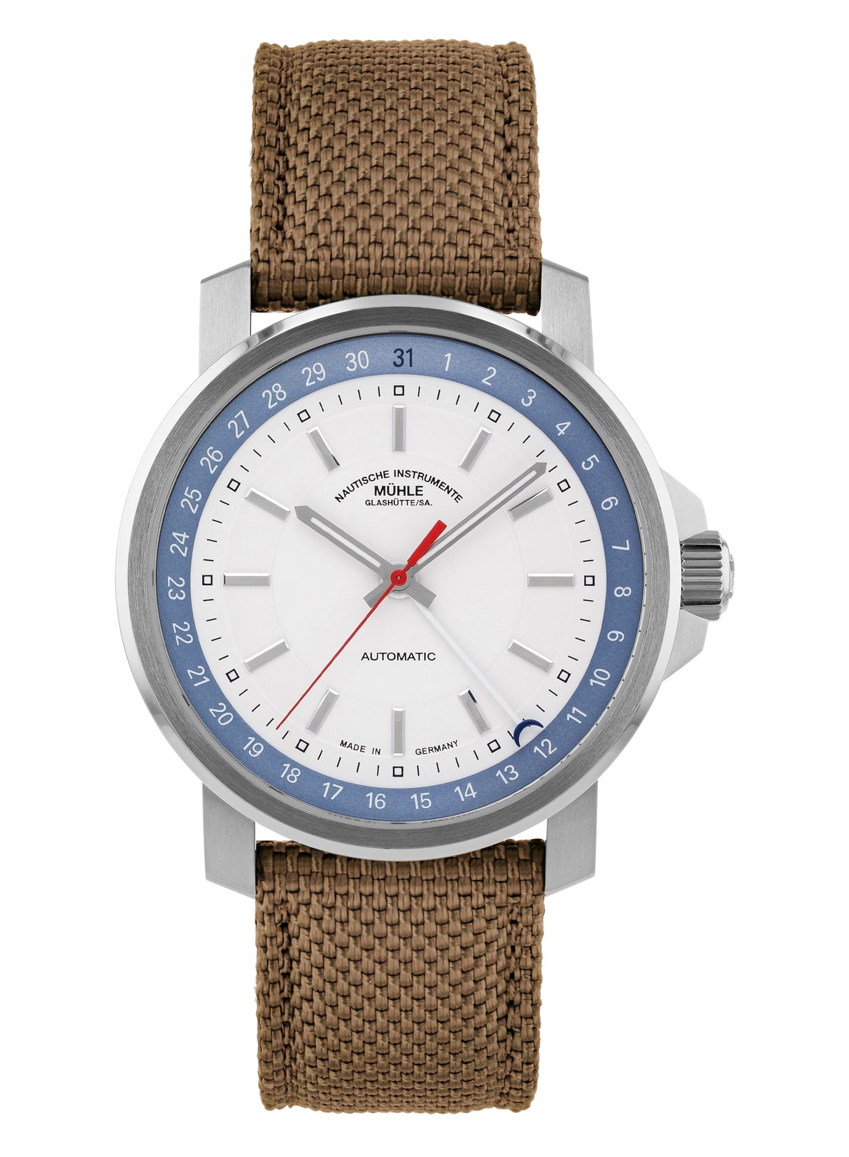 MÜHLE Glashütte 29er Zeigerdatum