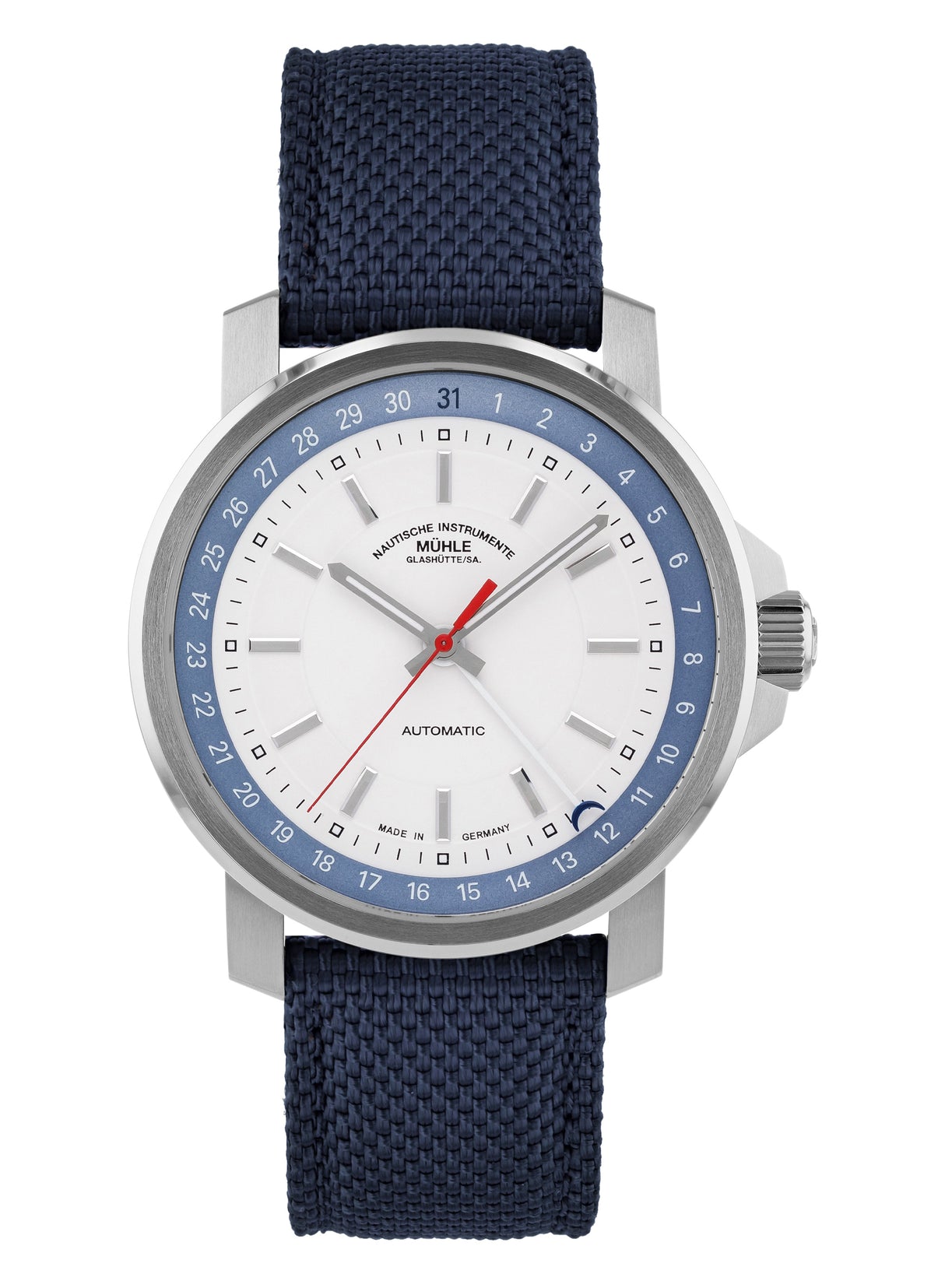 MÜHLE Glashütte 29er Zeigerdatum