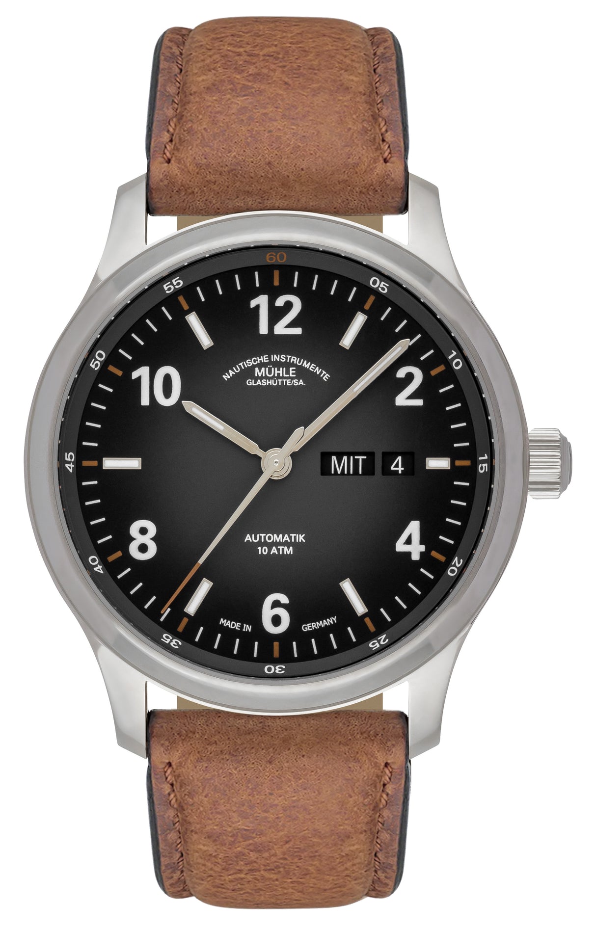 MÜHLE Glashütte Lunova Tag/Datum