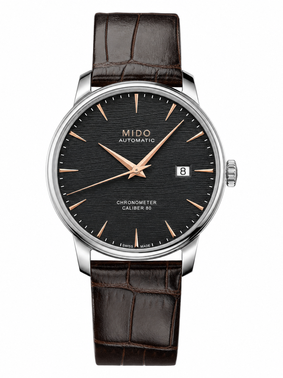 MIDO Baroncelli Chronometer Silicon Gent Ref. M027.408.16.061.00
