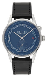 NOMOS Glashütte Zürich GMT midnight blue