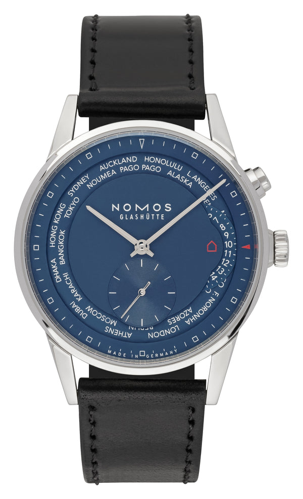 NOMOS Glashütte Zürich GMT midnight blue Ref. 807